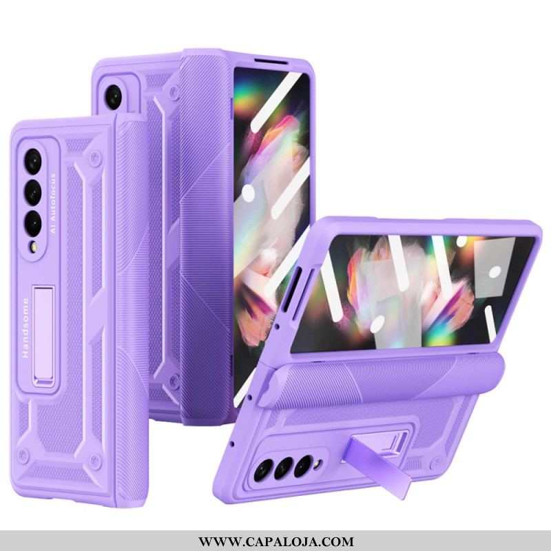 Capa Para Samsung Galaxy Z Fold 4 Capa Proteção Vidro Temperado De Proteção Dupla