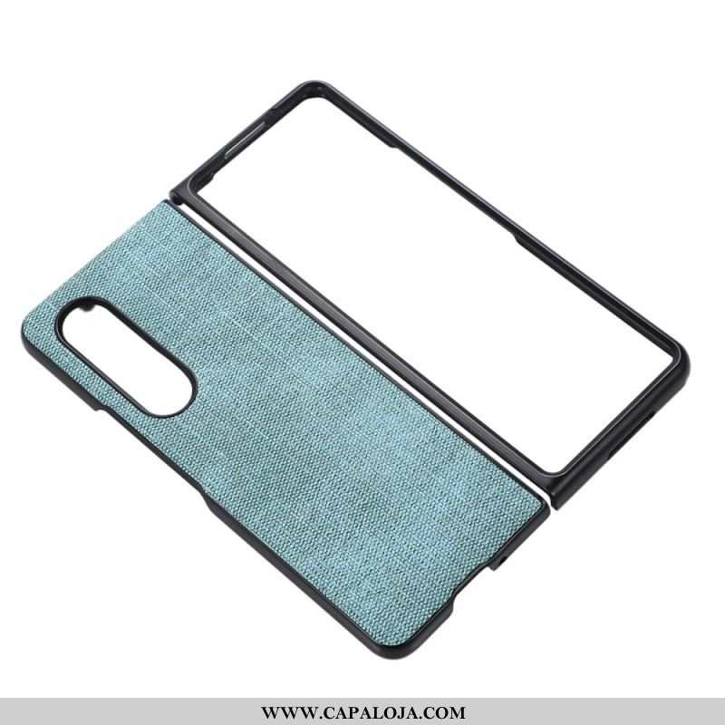 Capa Para Samsung Galaxy Z Fold 4 Couro Sintético Tecido