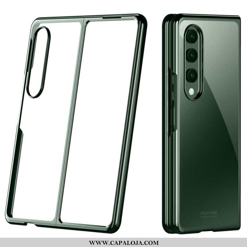 Capa Para Samsung Galaxy Z Fold 4 Discreto Metálico