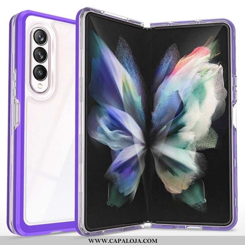 Capa Para Samsung Galaxy Z Fold 4 Roupas Esportivas Transparentes