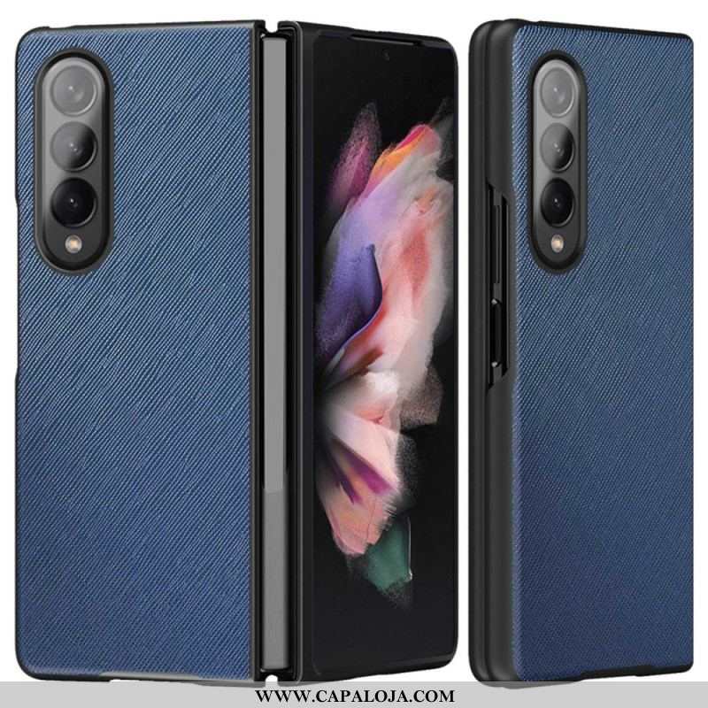 Capa Para Samsung Galaxy Z Fold 4 Textura Tecida