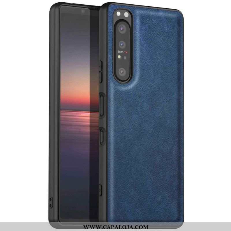 Capa Para Sony Xperia 1 IV Couro Sintético