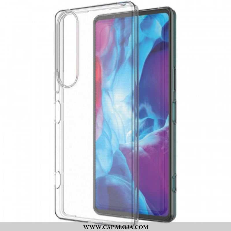 Capa Para Sony Xperia 1 IV Flexível Transparente