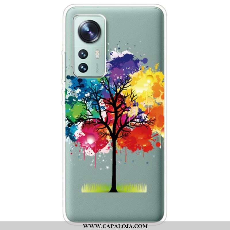 Capa Para Xiaomi 12 / 12X Aquarela Árvore