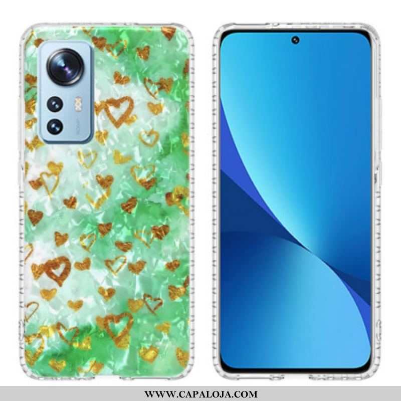 Capa Para Xiaomi 12 / 12X Corações Estilosos