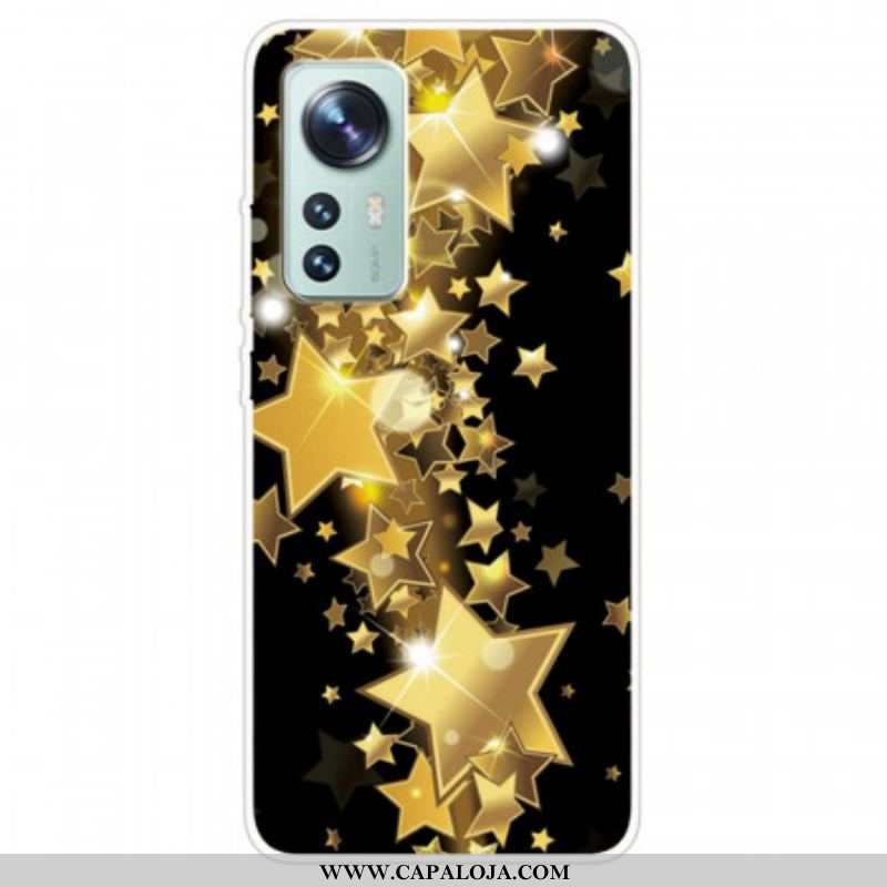 Capa Para Xiaomi 12 / 12X Estrelas De Silicone