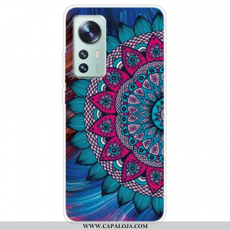 Capa Para Xiaomi 12 / 12X Mandala De Silicone