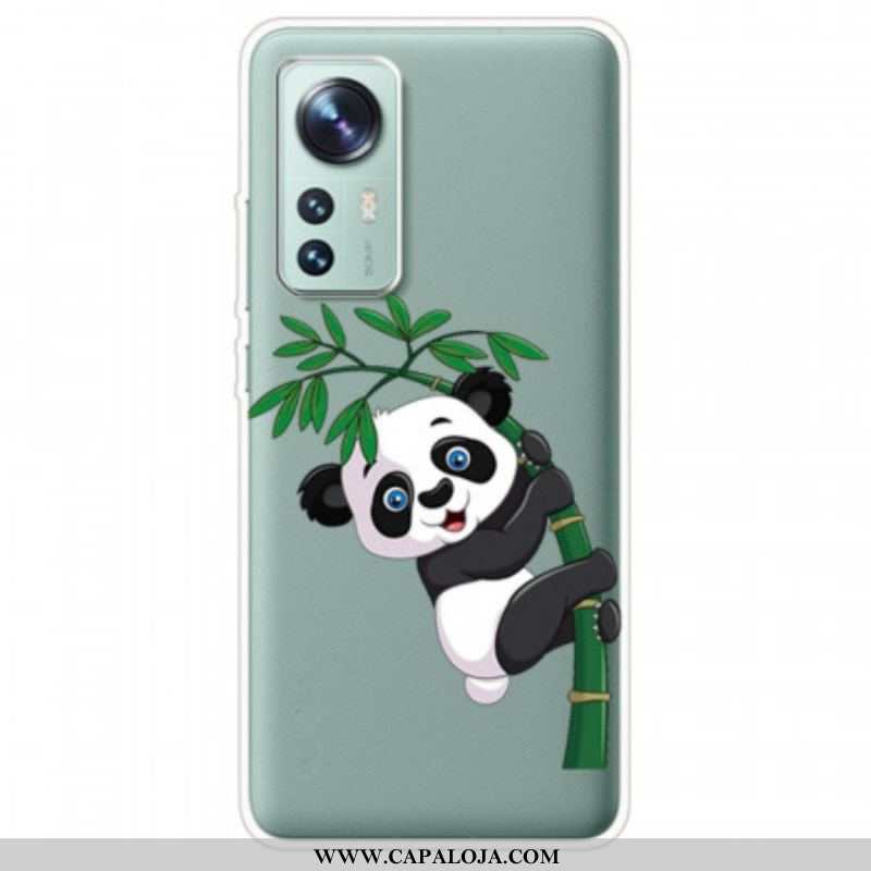 Capa Para Xiaomi 12 / 12X Panda Em Bambu