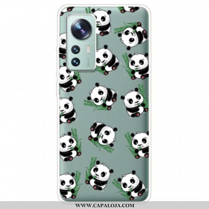 Capa Para Xiaomi 12 / 12X Pequenos Pandas