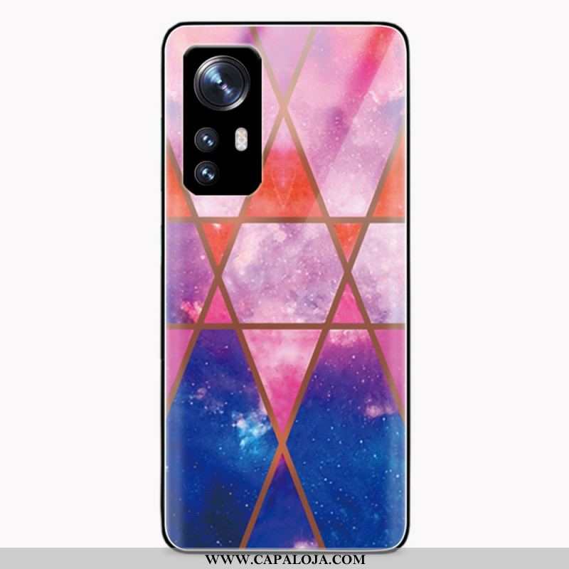 Capa Para Xiaomi 12 / 12X Vidro Temperado De Mármore