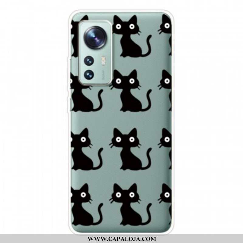 Capa Para Xiaomi 12 Pro Gatos Engraçados