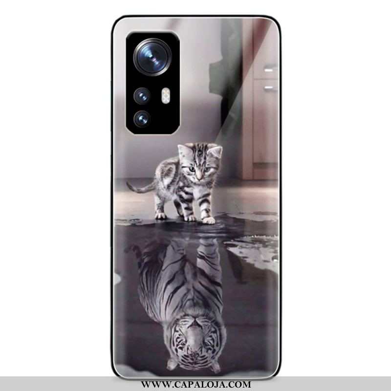 Capa Para Xiaomi 12 Pro Kitten Dream Vidro Temperado