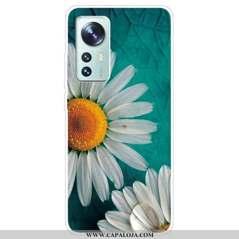 Capa Para Xiaomi 12 Pro Silicone Floral