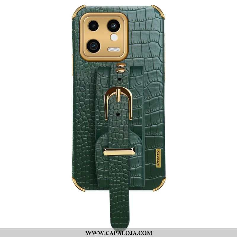 Capa Para Xiaomi 13 Alça Croco