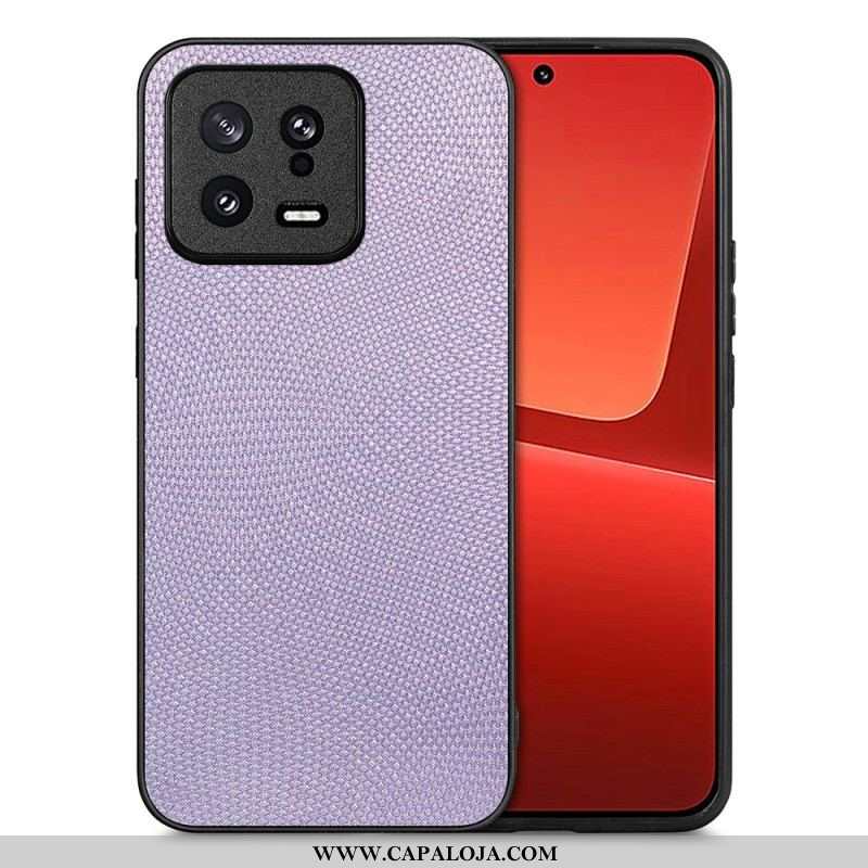 Capa Para Xiaomi 13 Estilo Cor De Couro