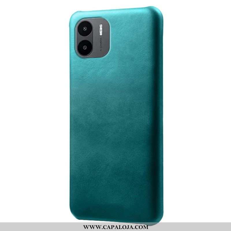 Capa Para Xiaomi Redmi A1 Efeito Couro Ksq