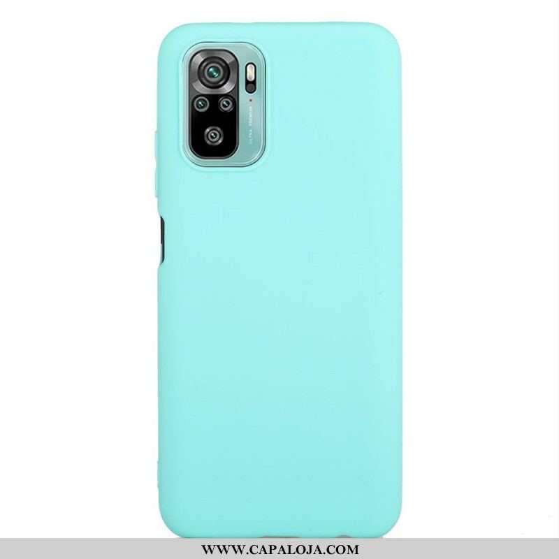 Capa Para Xiaomi Redmi Note 10 / 10S Fosco De Silicone Flexível