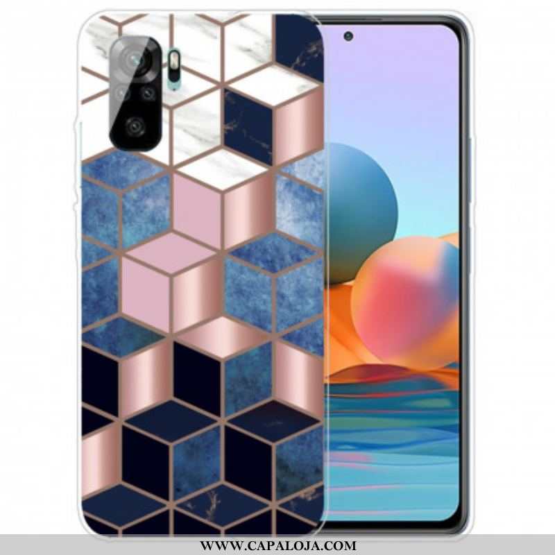 Capa Para Xiaomi Redmi Note 10 / 10S Mármore De Design