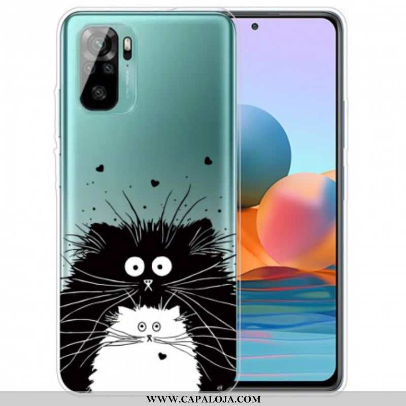 Capa Para Xiaomi Redmi Note 10 / 10S Olha Os Gatos