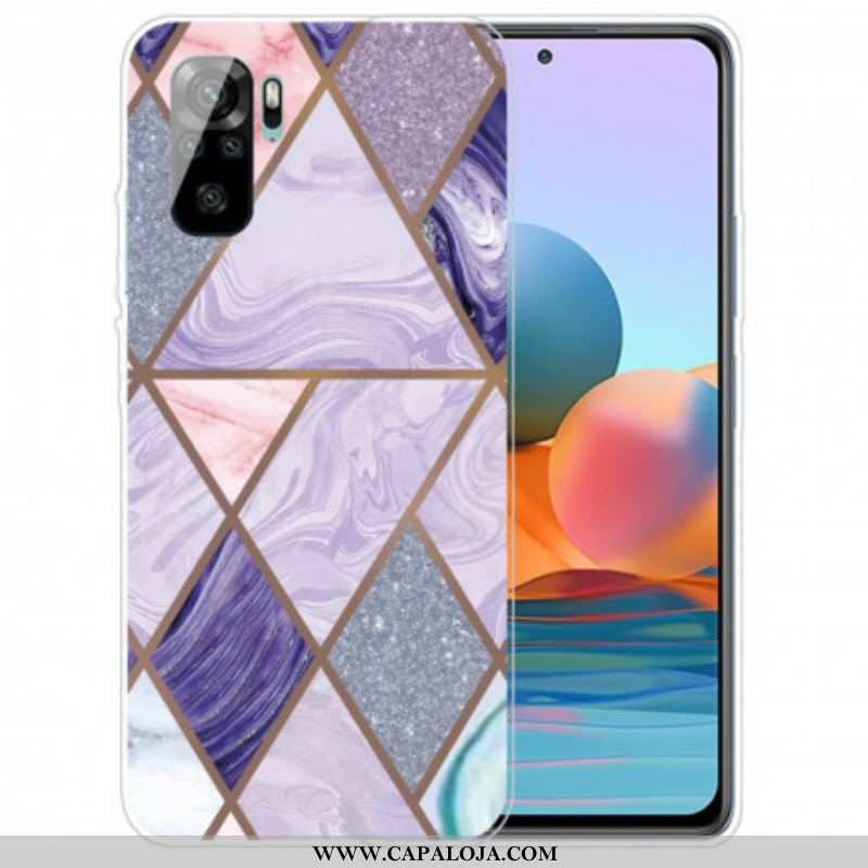 Capa Para Xiaomi Redmi Note 10 / 10S Padrão De Mármore