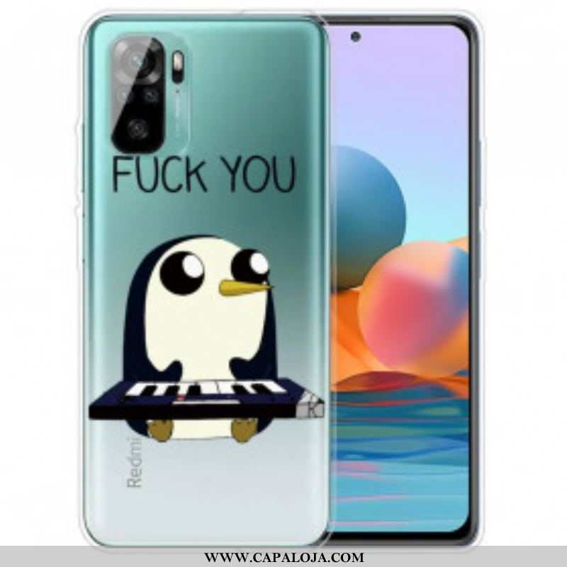 Capa Para Xiaomi Redmi Note 10 / 10S Pinguim Vai Se Foder