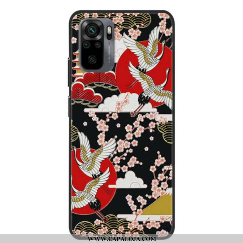 Capa Para Xiaomi Redmi Note 10 / 10S Quatro Guindastes