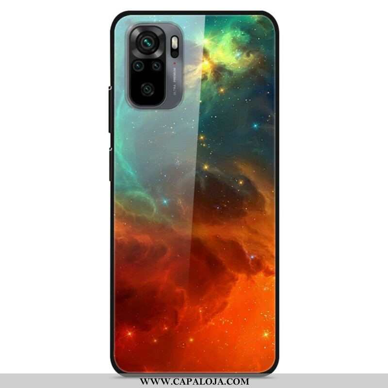 Capa Para Xiaomi Redmi Note 10 / 10S Vidro Temperado De Cores Premium