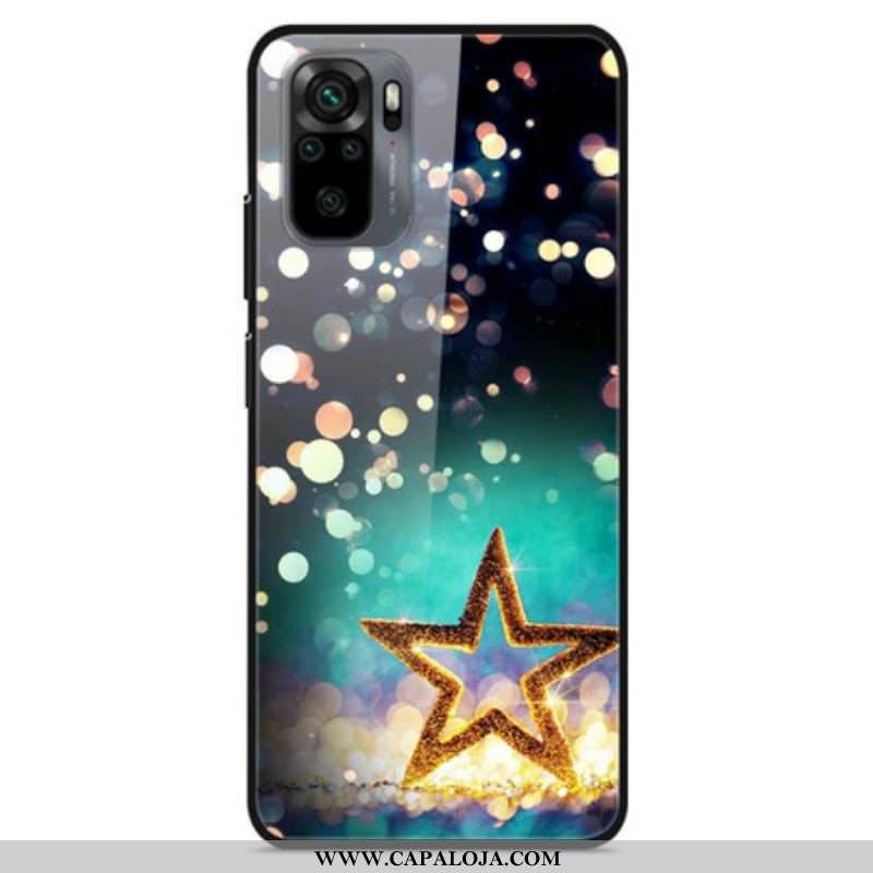 Capa Para Xiaomi Redmi Note 10 / 10S Vidro Temperado Estrela