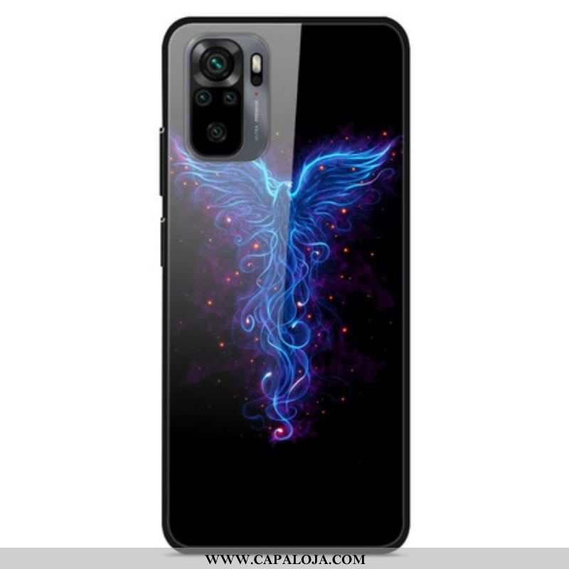 Capa Para Xiaomi Redmi Note 10 / 10S Vidro Temperado Fênix