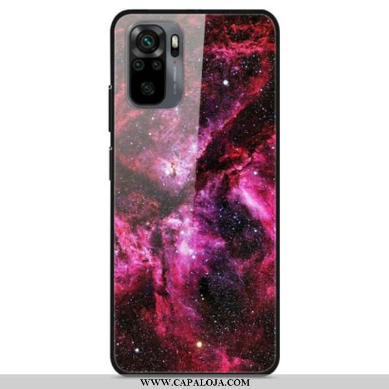 Capa Para Xiaomi Redmi Note 10 / 10S Vidro Temperado Rosa