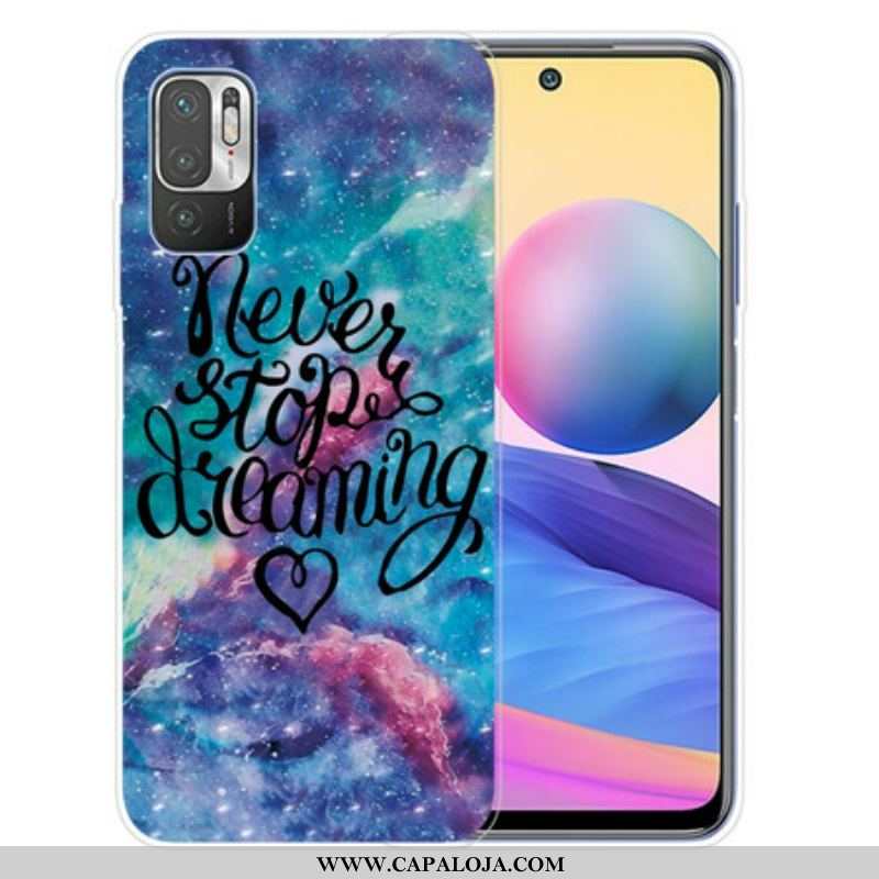 Capa Para Xiaomi Redmi Note 10 5G Nunca Pare De Sonhar