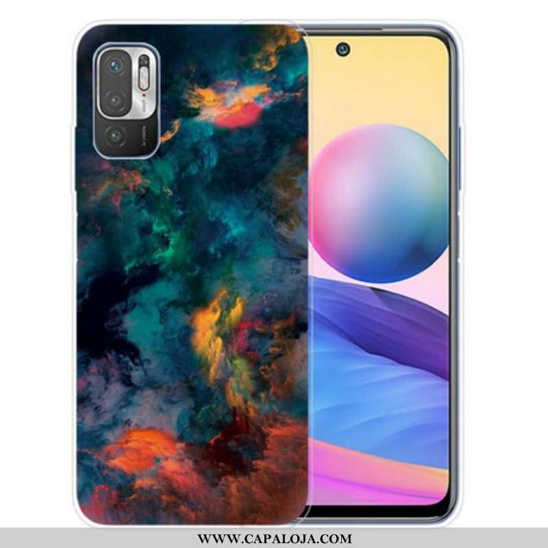 Capa Para Xiaomi Redmi Note 10 5G Nuvens Coloridas