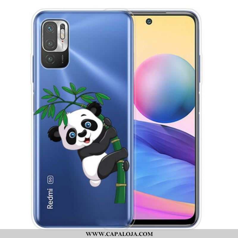 Capa Para Xiaomi Redmi Note 10 5G Panda No Bambu