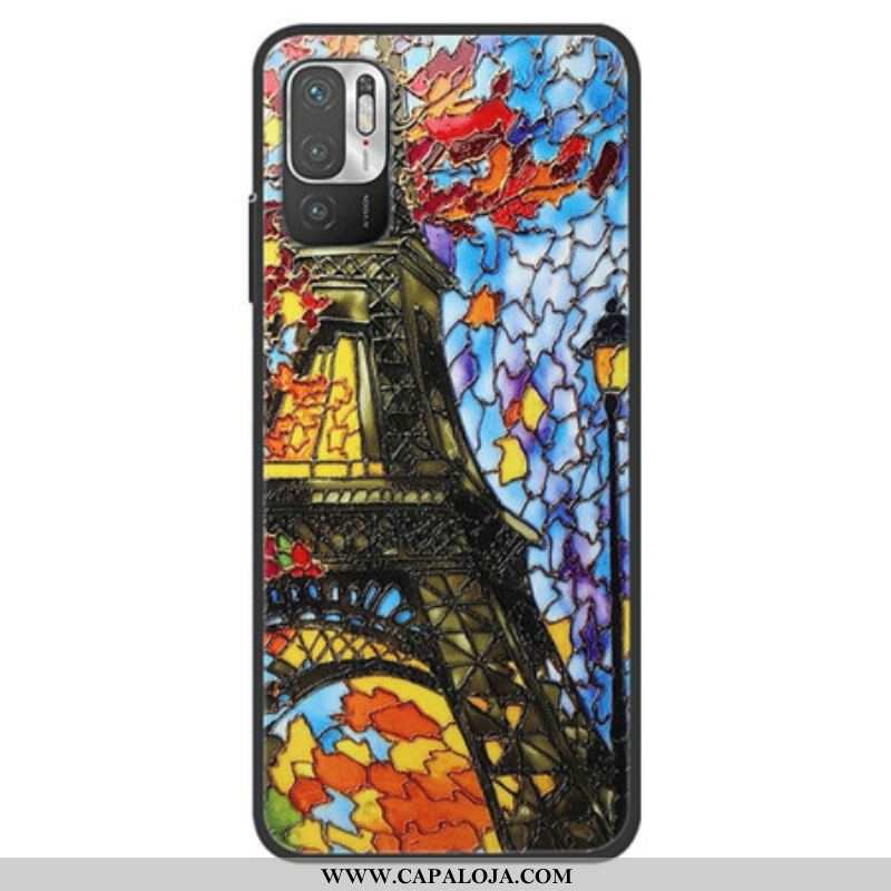 Capa Para Xiaomi Redmi Note 10 5G Projeto Da Torre Eiffel