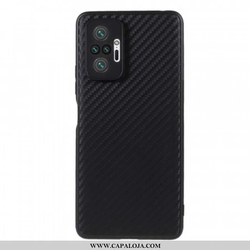 Capa Para Xiaomi Redmi Note 10 Pro Fibra De Carbono Reforçada