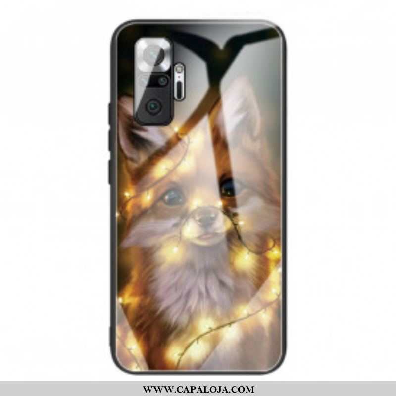 Capa Para Xiaomi Redmi Note 10 Pro Fox Vidro Temperado