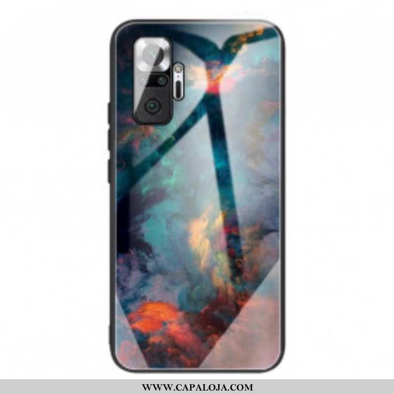 Capa Para Xiaomi Redmi Note 10 Pro Vidro Temperado Celeste