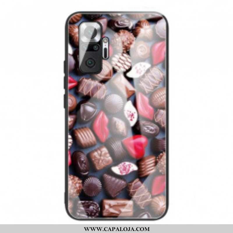 Capa Para Xiaomi Redmi Note 10 Pro Vidro Temperado Chocolate