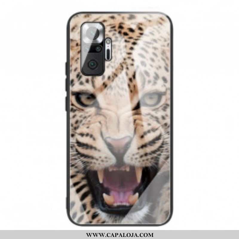 Capa Para Xiaomi Redmi Note 10 Pro Vidro Temperado Leopardo