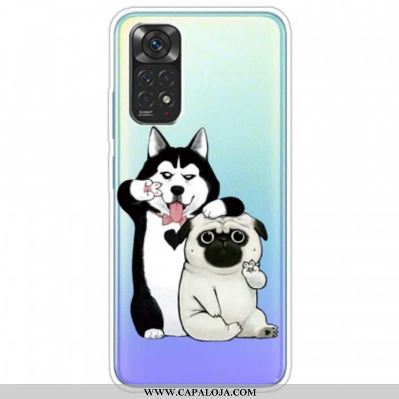 Capa Para Xiaomi Redmi Note 11 / 11S Cachorros Engraçados