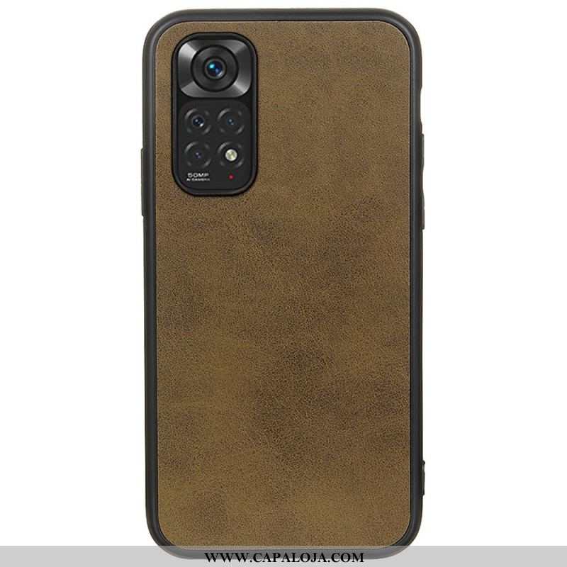 Capa Para Xiaomi Redmi Note 11 / 11S Estilo De Couro