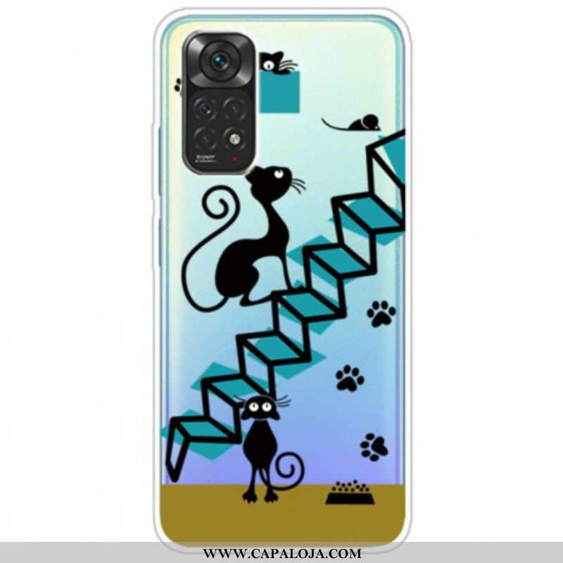 Capa Para Xiaomi Redmi Note 11 / 11S Gatos Engraçados