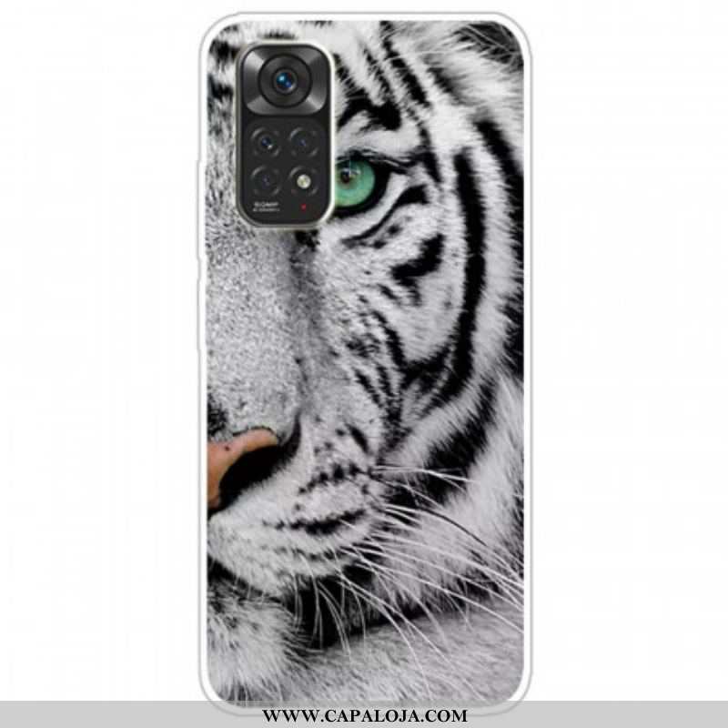 Capa Para Xiaomi Redmi Note 11 / 11S Tigre Flexível