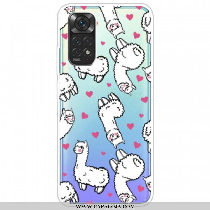 Capa Para Xiaomi Redmi Note 11 / 11S Top Lhamas