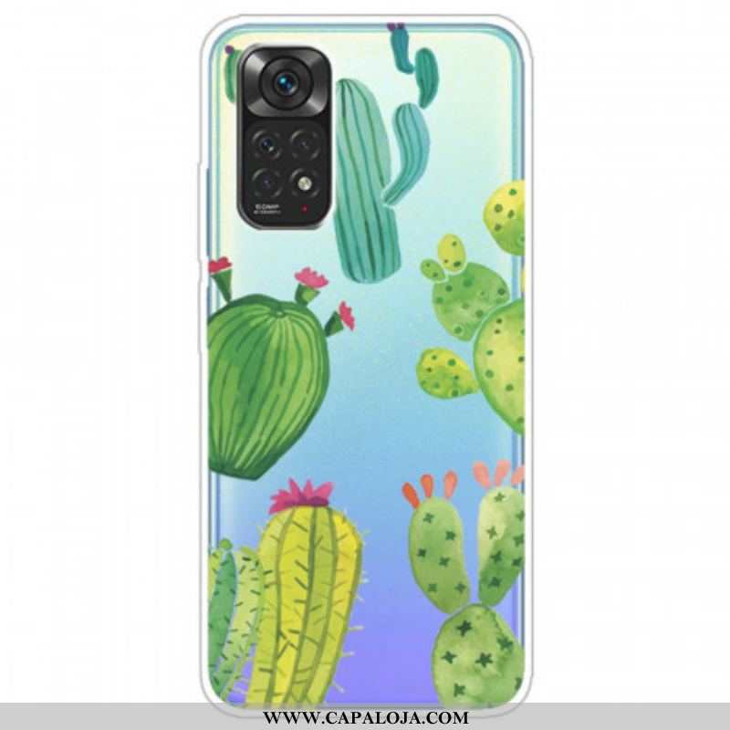 Capa Para Xiaomi Redmi Note 11 Pro / 11 Pro 5G Cactos Aquarela