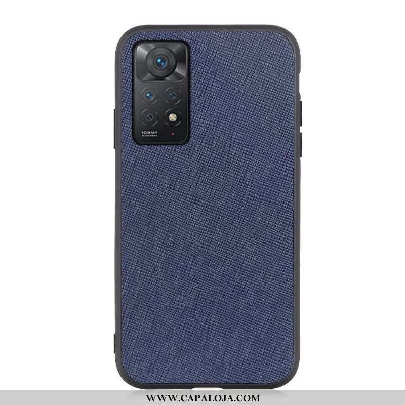 Capa Para Xiaomi Redmi Note 11 Pro / 11 Pro 5G Couro Texturizado Genuíno