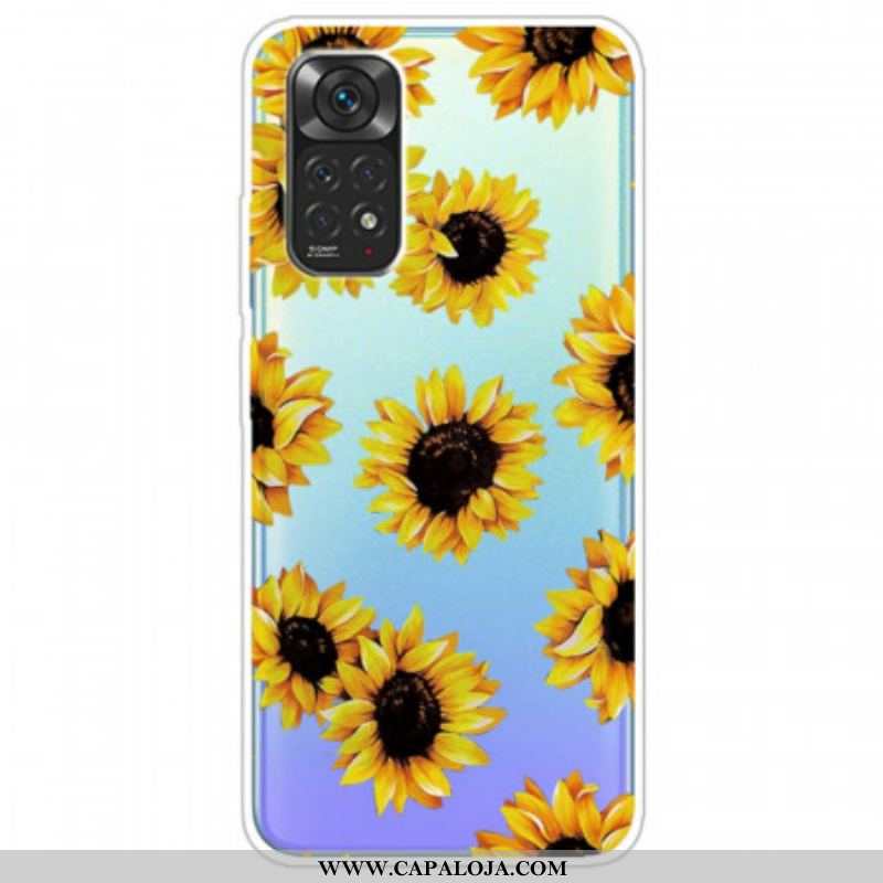 Capa Para Xiaomi Redmi Note 11 Pro / 11 Pro 5G Girassóis