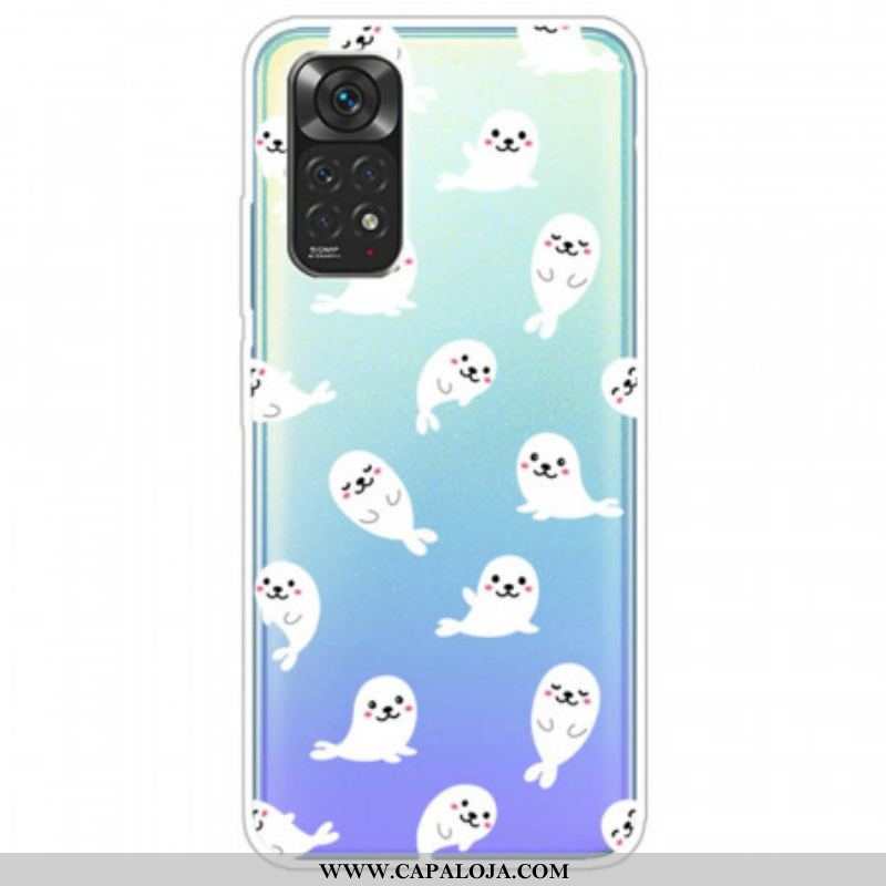 Capa Para Xiaomi Redmi Note 11 Pro / 11 Pro 5G Leões Marinhos