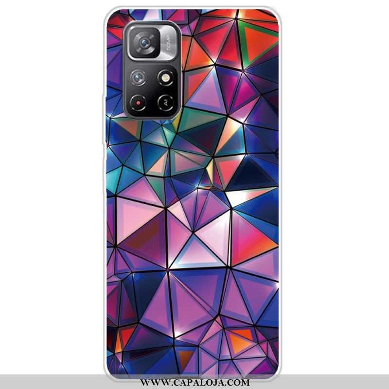 Capa Para Xiaomi Redmi Note 11 Pro Plus 5G Geometria Flexível