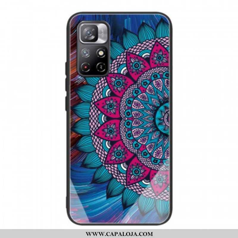 Capa Para Xiaomi Redmi Note 11 Pro Plus 5G Mandala Vidro Temperado